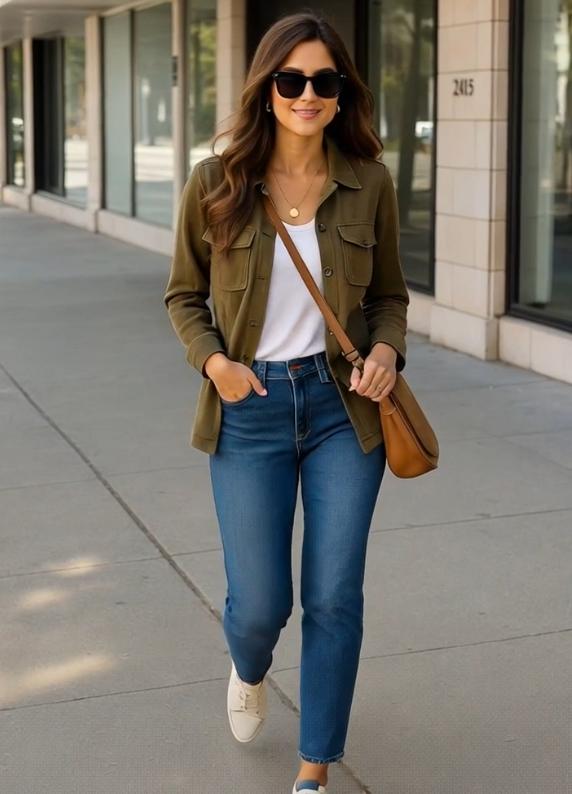 High-waisted blue skinny jeans for women in stretch denim – front view
