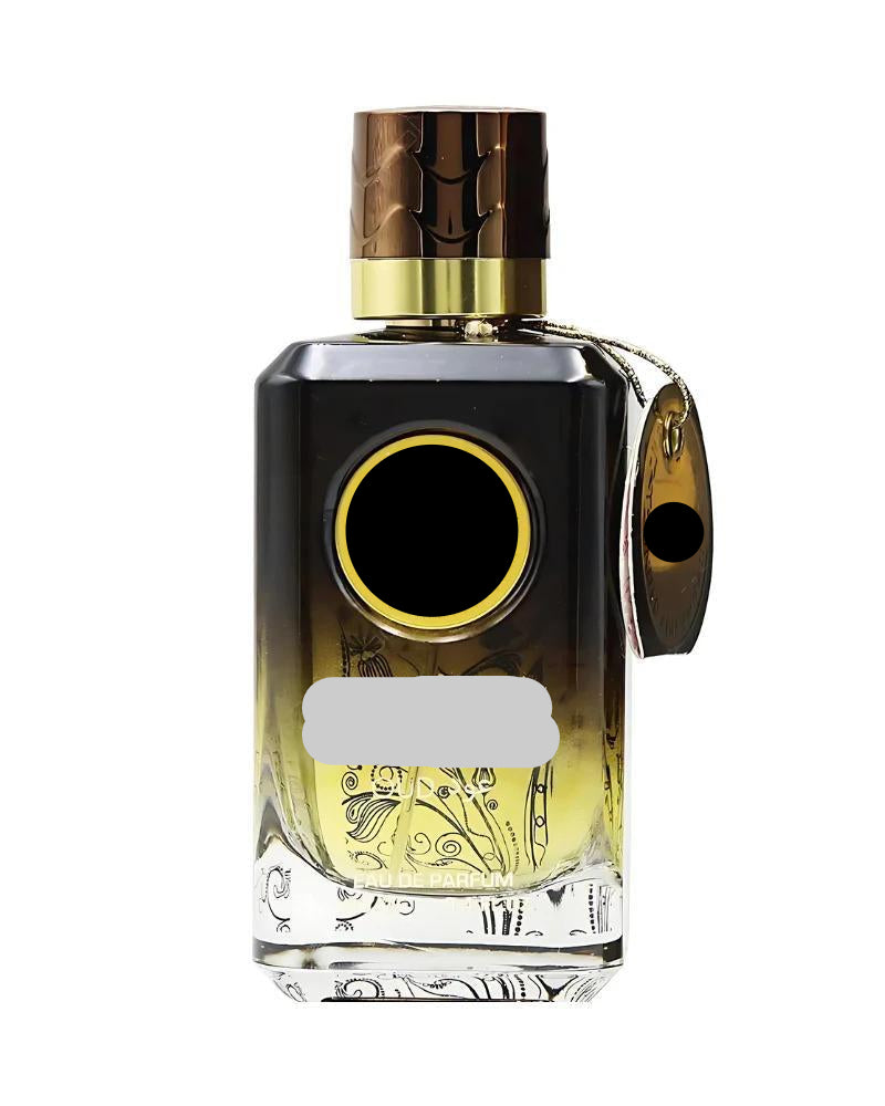 Perfume Bottle Close-up – Oud and Woody Notes