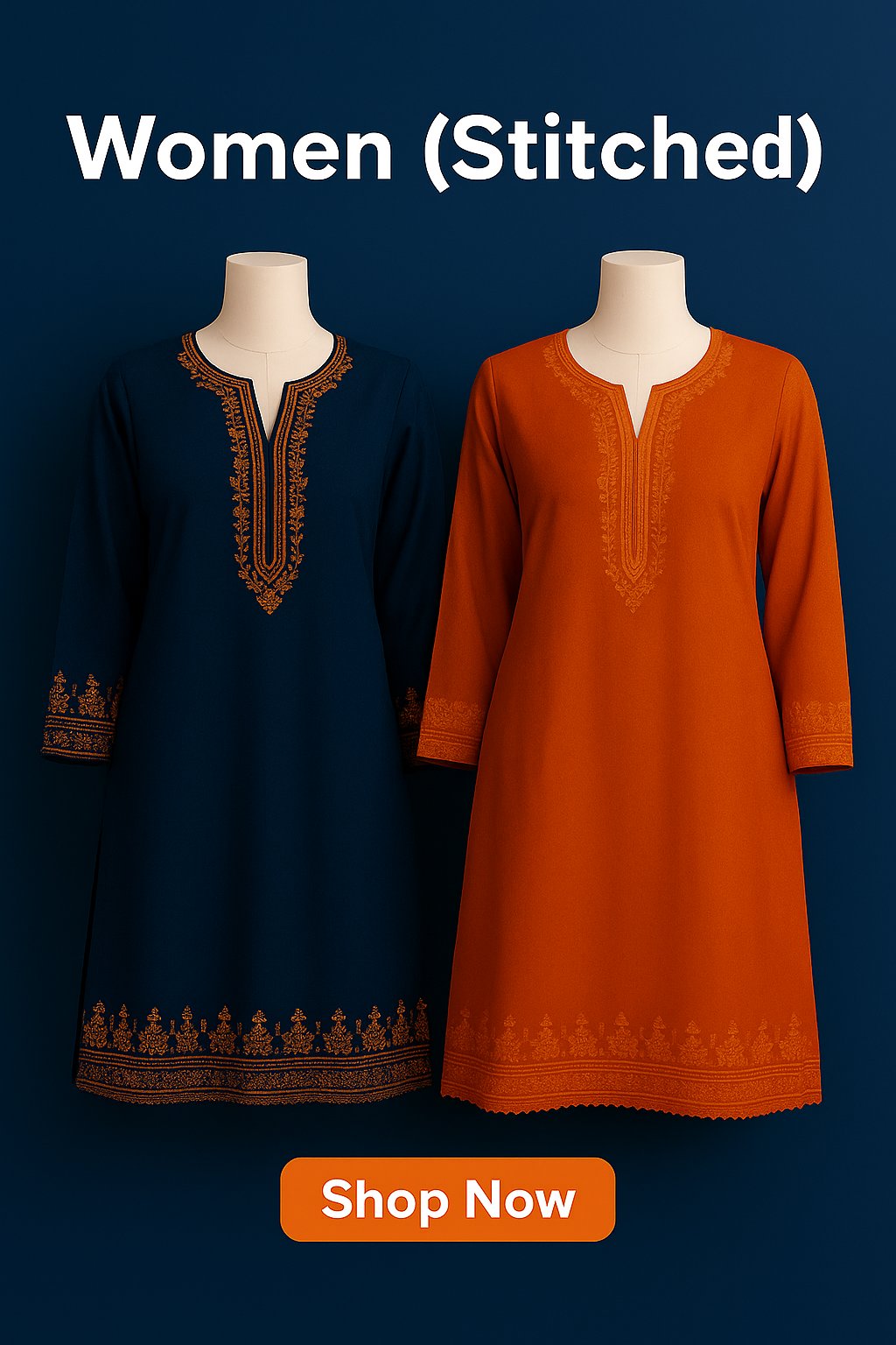 Women stitched dresses Pakistan