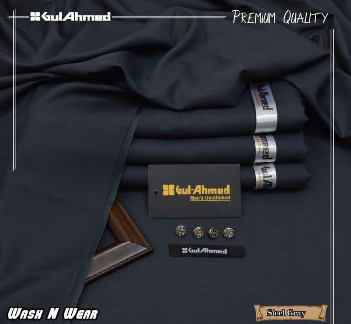 Elegant Gul Ahmed wool fabric for men’s winter suit
