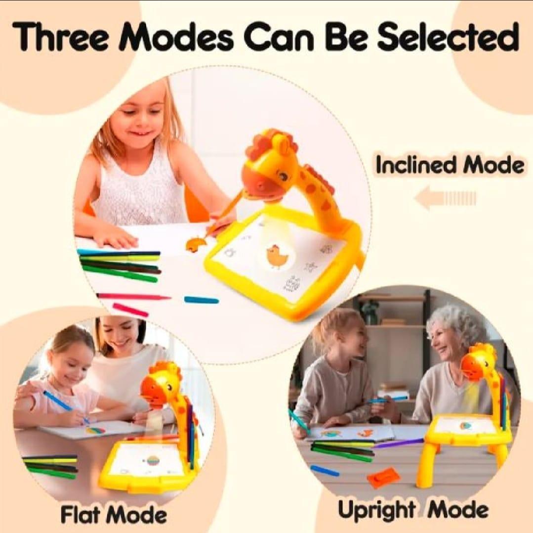 Modes of Educational projector drawing board with LED light for children