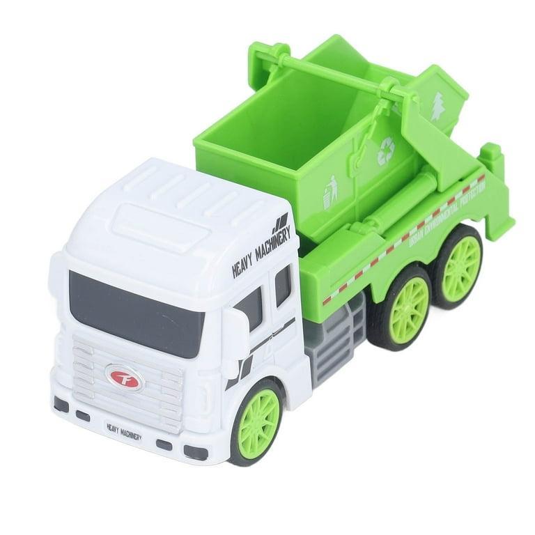 Kids green garbage truck toy single piece
