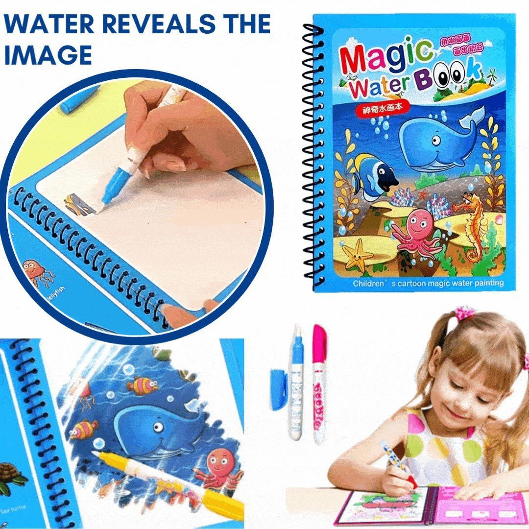 Mess-free multicolor magic water canvas for creative play