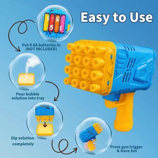 Easy to Use Toy for Kids - Bubble Plastic Fun