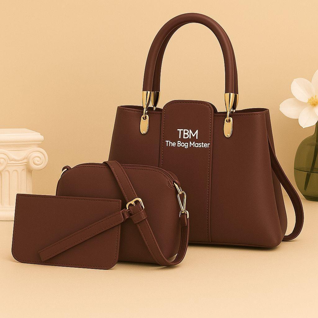 Vibrant color options of 3 Pcs Girl’s Hand Bag Set