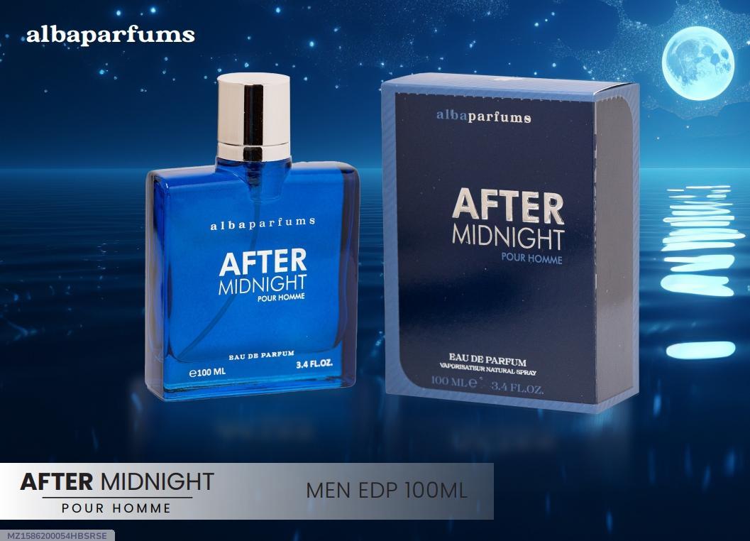 Perfume Packaging – Elegant Blue Design