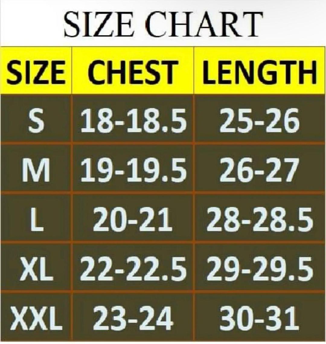 Size Chart for Black Micro Plain Track Suit – Men's & Women's Sportswear