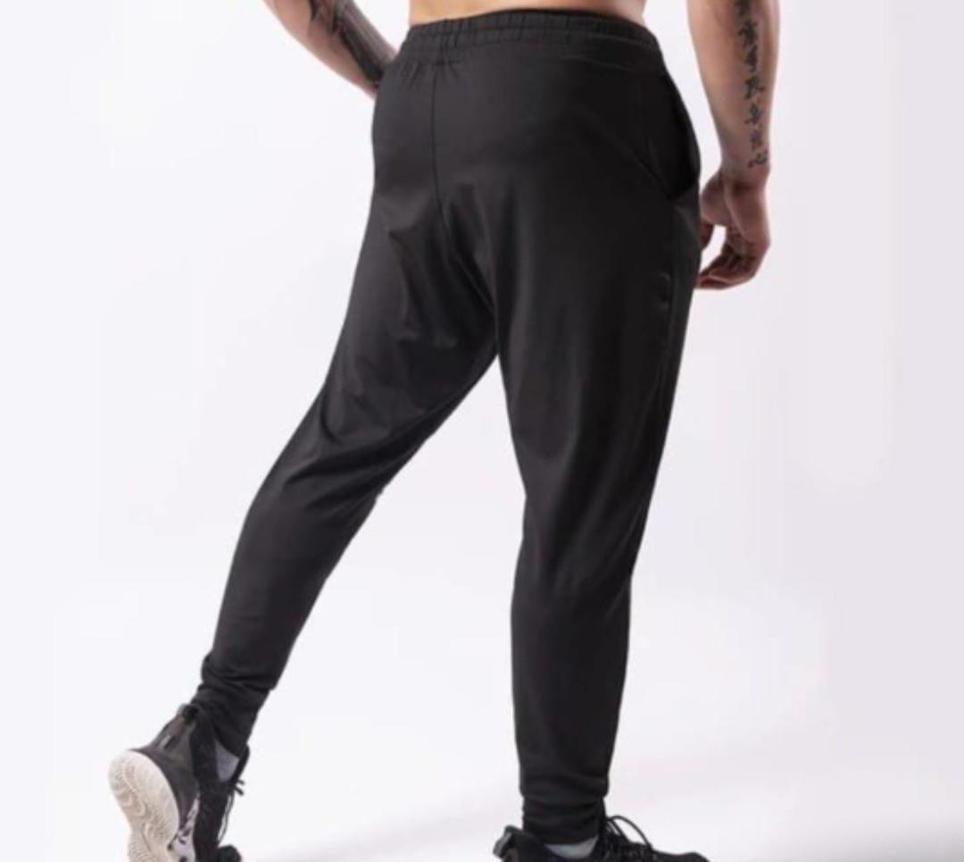 Men's Graphic Sublimation Cotton Track Suit Black – Back View