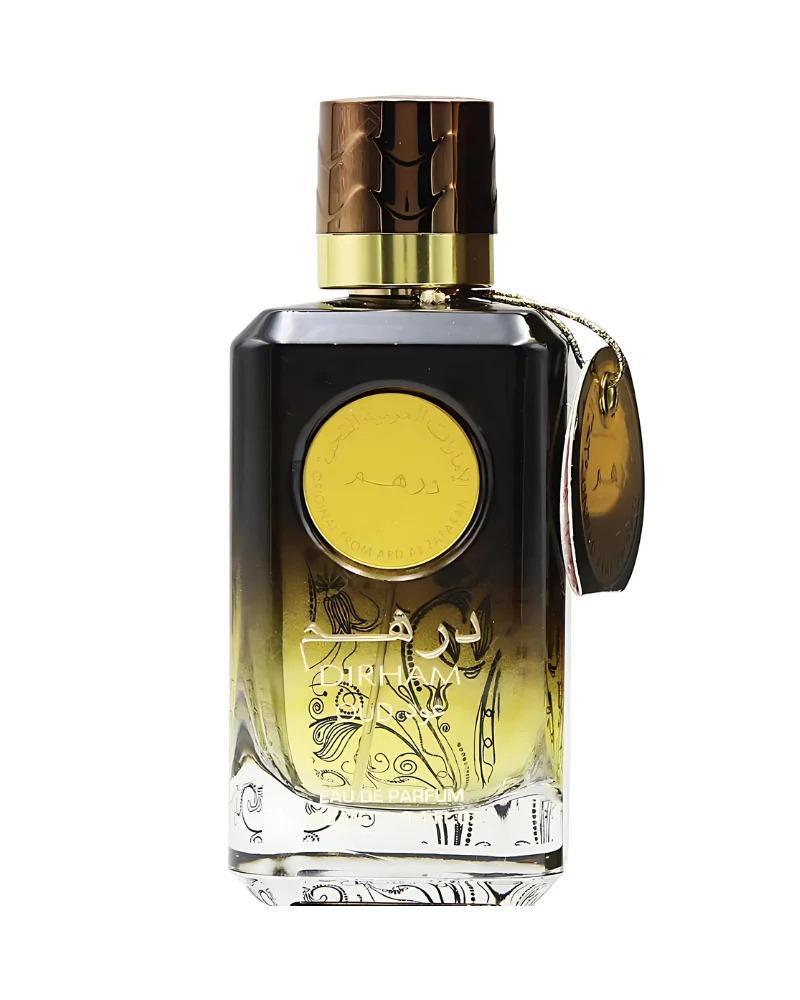 Perfume Bottle Close-up – Oud and Woody Notes