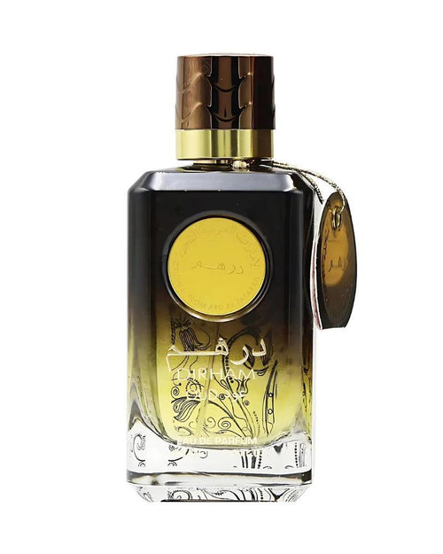 Perfume Bottle Close-up – Oud and Woody Notes