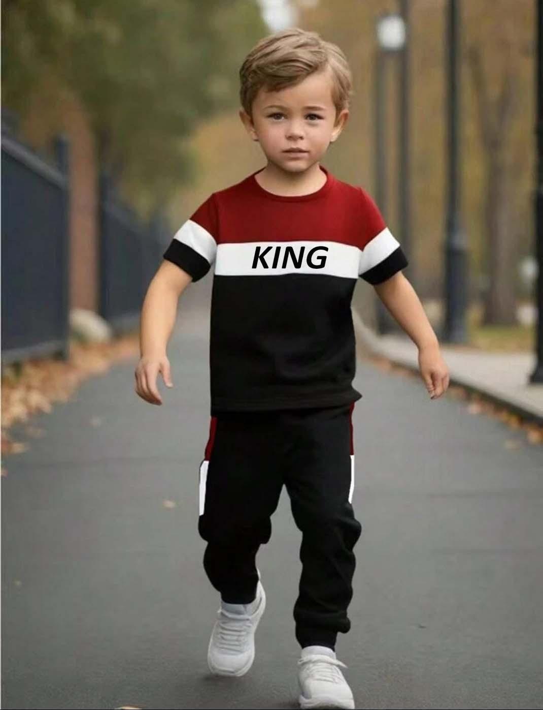 Stylish Micro Tracksuit for Kids - Grey 2 Piece Set