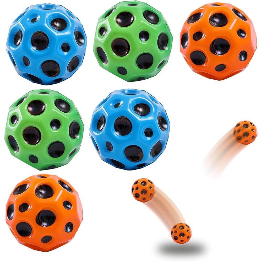 High Bouncing Space Ball multicolor rubber toy - Nexa Mall