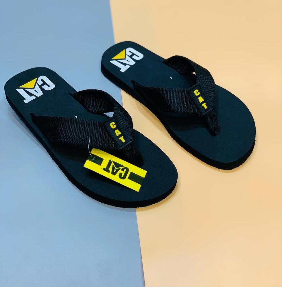 Comfortable men’s outdoor rubber slide slippers