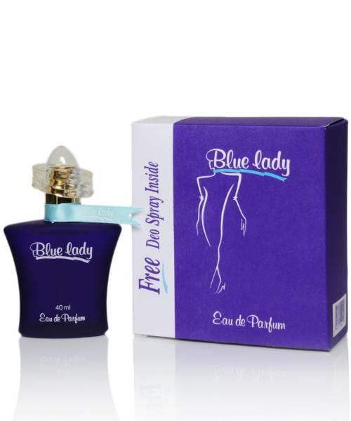 Blue Lady Floral Perfume 40ml Bottle Front View