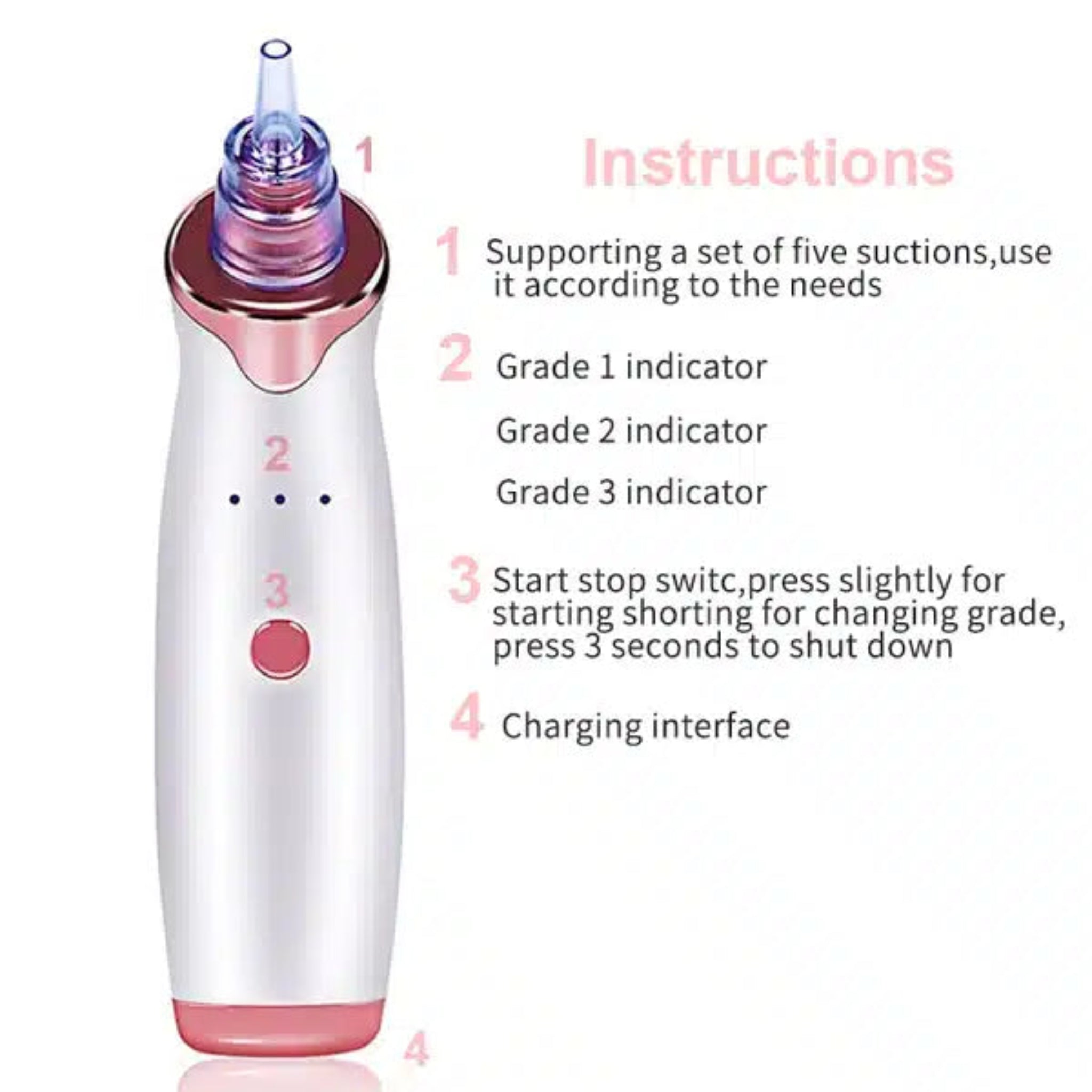 Adjustable Suction Facial Pore Cleaner