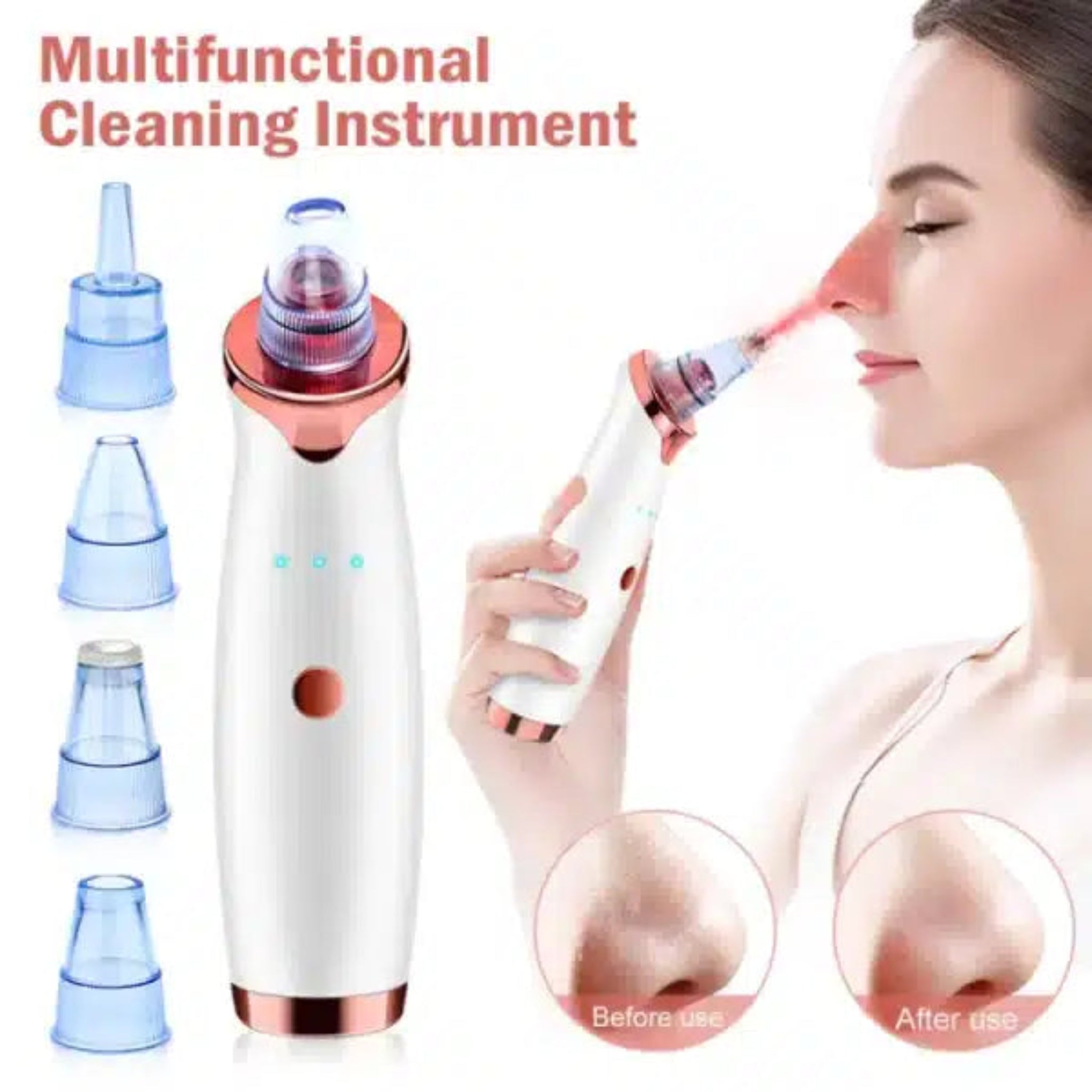 LED Light Vacuum Pimple Removal Tool